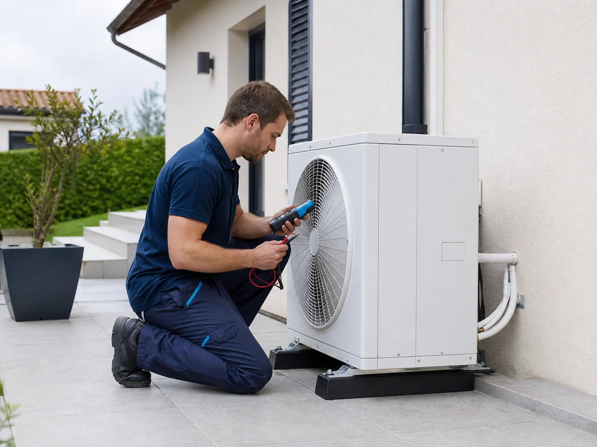 Diagnostic d'une unité extérieure de climatisation